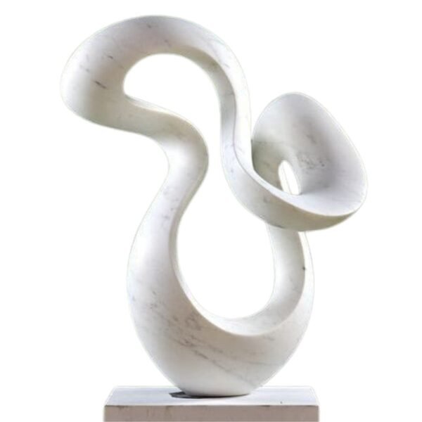 Modern Abstract Marble Sculpture
