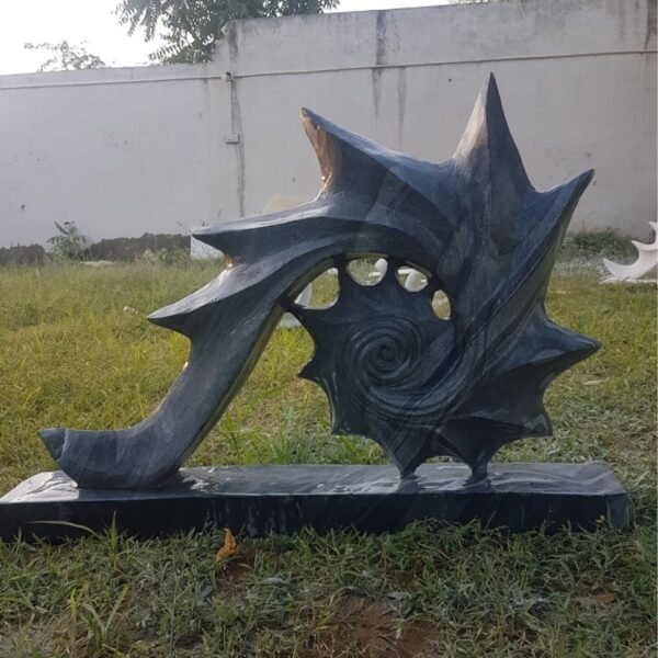 Antique Sea-Inspired Art Sculpture