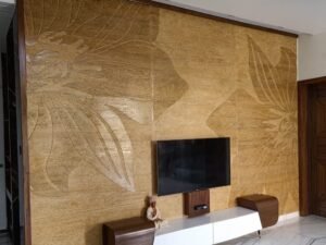 Stone Flower Wall Mural