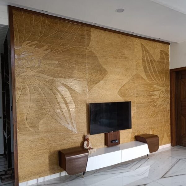 Stone Flower Wall Mural